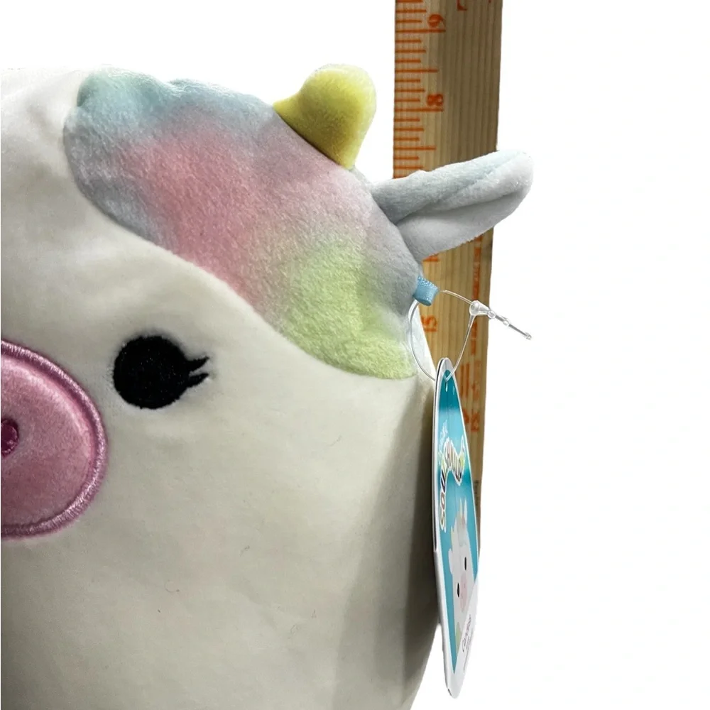 Squishmallows Candess the cow with multicolor spots Kelly toy 8 inch - Picture 2 of 6